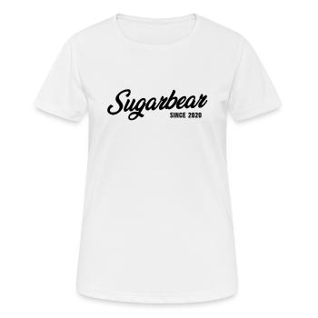 Lustiger Zuckerbär seit 2020 - Frauen T-Shirt atmungsaktiv - Weiß - Vorne - AI Model Female 172 dark (172cm)