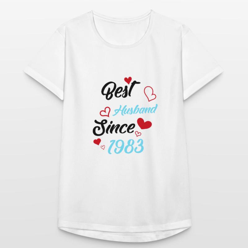 Bester Ehemann seit 1983 Hochzeit Frauen T-Shirt atmungsaktiv
