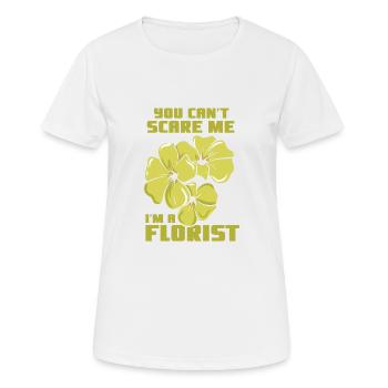 Florist Floristin Beruf - Frauen T-Shirt atmungsaktiv - Weiß - Vorne - AI Model Female 172 dark (172cm)