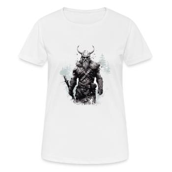 Wahallas Schützer Beschützer des ewigen Ruhms - Frauen T-Shirt atmungsaktiv - Weiß - Vorne - AI Model Female 172 dark (172cm)