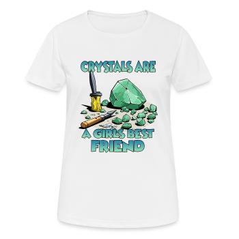 Cristal Des surprises brillantes à offrir - T-shirt respirant Femme - blanc - Devant - AI Model Female 172 dark (172cm)