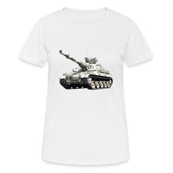 Obusier blindé légendaire Soldats de la Seconde - T-shirt respirant Femme - blanc - Devant - AI Model Female 172 dark (172cm)