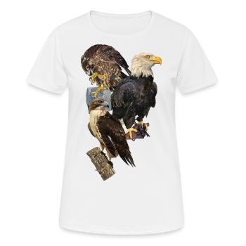 Rapace - T-shirt respirant Femme - blanc - Devant - AI Model Female 172 dark (172cm)