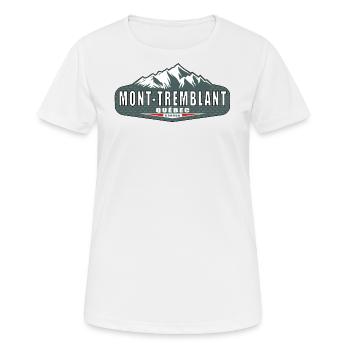 Mont-Tremblant, Québec, Kanada - Frauen T-Shirt atmungsaktiv - Weiß - Vorne - AI Model Female 172 dark (172cm)