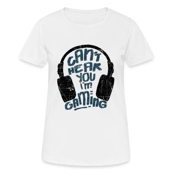 Gamer - T-shirt respirant Femme - blanc - Devant - AI Model Female 172 dark (172cm)