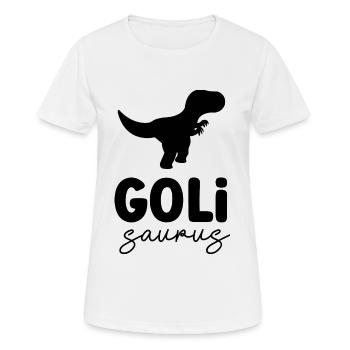 Wöd Goli Saurus beste Goli Patentante Österreich - Frauen T-Shirt atmungsaktiv - Weiß - Vorne - AI Model Female 172 dark (172cm)