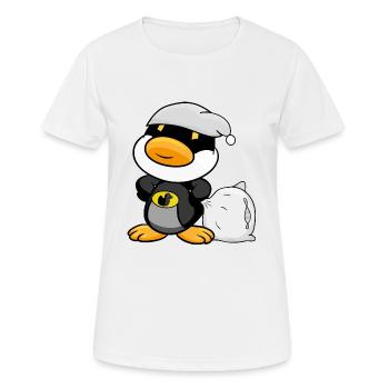 Bettmann duck, super hero, duck, tired! 2 - Women's Breathable T-Shirt - white - Front - AI Model Female 172 dark (172cm)