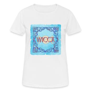keltischer rahmen wicca e 238 - Frauen T-Shirt atmungsaktiv - Weiß - Vorne - AI Model Female 172 dark (172cm)