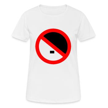 Contre la droite, contre les nazis - T-shirt respirant Femme - blanc - Devant - AI Model Female 172 dark (172cm)