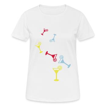 Tequilla alcohol - Women's Breathable T-Shirt - white - Front - AI Model Female 172 dark (172cm)