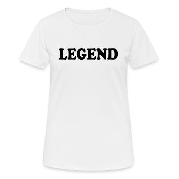 Legend - T-shirt respirant Femme - blanc - Devant - AI Model Female 172 dark (172cm)