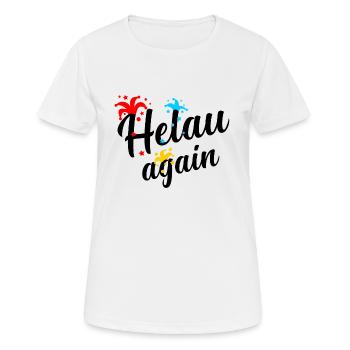 Helau, Fasnacht, Fasching, Carnaval - T-shirt respirant Femme - blanc - Devant - AI Model Female 172 dark (172cm)