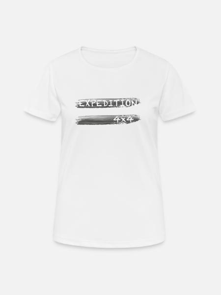 Expédition - T-shirt respirant Femme - blanc