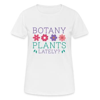 Plantes botaniques ces derniers temps - T-shirt respirant Femme - blanc - Devant - AI Model Female 172 dark (172cm)