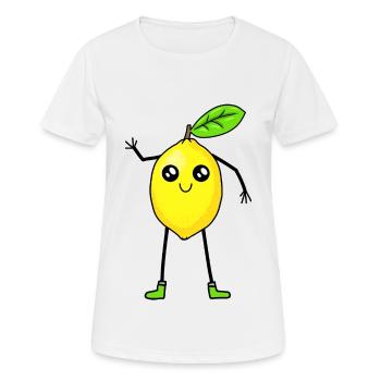 Lemon Lemon Fruit Fruits Vitamins - Women's Breathable T-Shirt - white - Front - AI Model Female 172 dark (172cm)