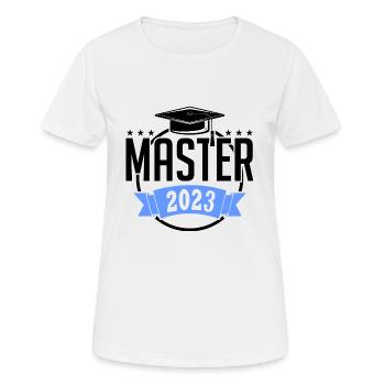 Master 2023 Graduation Graduation Uni - Women's Breathable T-Shirt - white - Front - AI Model Female 172 dark (172cm)