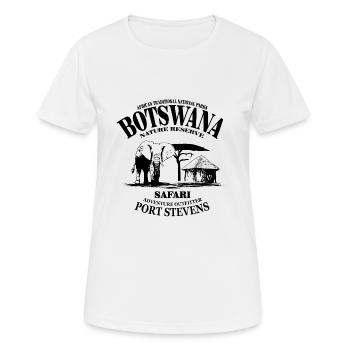 Botswana - Elephant - Frauen T-Shirt atmungsaktiv - Weiß - Vorne - AI Model Female 172 dark (172cm)