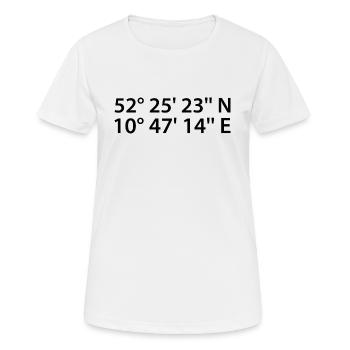 Wolfsburg Coordinates - Women's Breathable T-Shirt - white - Front - AI Model Female 172 dark (172cm)
