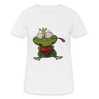 Frog - Women's Breathable T-Shirt - white - Front - AI Model Female 172 dark (172cm)