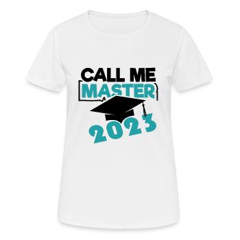 Master 2023 Graduation Graduation Uni - Women's Breathable T-Shirt - white - Front - AI Model Female 172 dark (172cm)