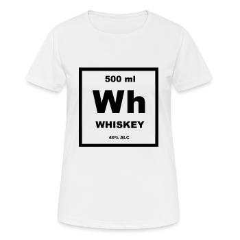 Whisky - T-shirt respirant Femme - blanc - Devant - AI Model Female 172 dark (172cm)