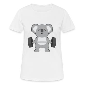 Koala bear - Women's Breathable T-Shirt - white - Front - AI Model Female 172 dark (172cm)