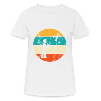 Modellflug Modellflieger Modellflugzeug - Frauen T-Shirt atmungsaktiv - Weiß - Vorne - AI Model Female 172 dark (172cm)