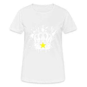 Crown Royal Symbol - Women's Breathable T-Shirt - white - Front - AI Model Female 172 dark (172cm)