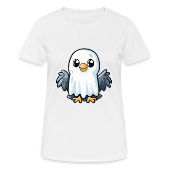 Adler Halloween Lustig Geist - Frauen T-Shirt atmungsaktiv - Weiß - Vorne - AI Model Female 172 dark (172cm)
