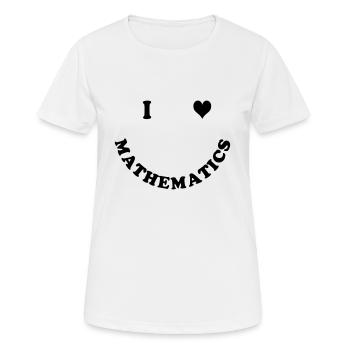 Mathematik - Frauen T-Shirt atmungsaktiv - Weiß - Vorne - AI Model Female 172 dark (172cm)