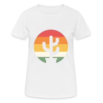 Plantes succulentes Horticulture Poison - T-shirt respirant Femme - blanc - Devant - AI Model Female 172 dark (172cm)