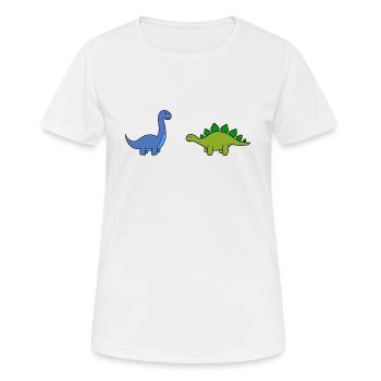 Stego et Pronto - T-shirt respirant Femme - blanc - Devant - AI Model Female 172 dark (172cm)