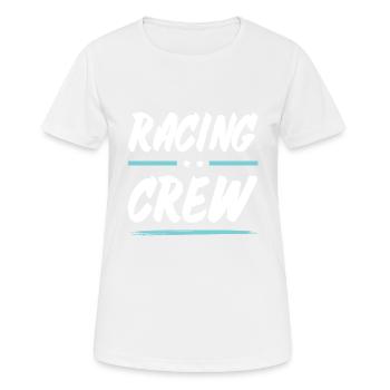 Racing Crew - Women's Breathable T-Shirt - white - Front - AI Model Female 172 dark (172cm)