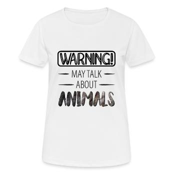 Veterinarian Pet Animal Keeper Veterinary Assistant - Women's Breathable T-Shirt - white - Front - AI Model Female 172 dark (172cm)