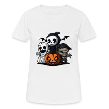 Halloween Party Trick Or Treat - Frauen T-Shirt atmungsaktiv - Weiß - Vorne - AI Model Female 172 dark (172cm)