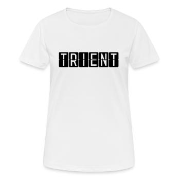 Panneau de l’aéroport de Trente - T-shirt respirant Femme - blanc - Devant - AI Model Female 172 dark (172cm)