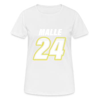 Malle 24 Mallorca - T-shirt respirant Femme - blanc - Devant - AI Model Female 172 dark (172cm)