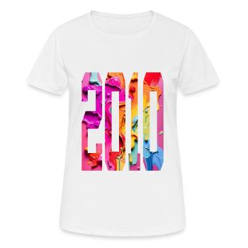 BUNT 16E ANNIVERSAIRE 2010 - T-shirt respirant Femme - blanc - Devant - AI Model Female 172 dark (172cm)