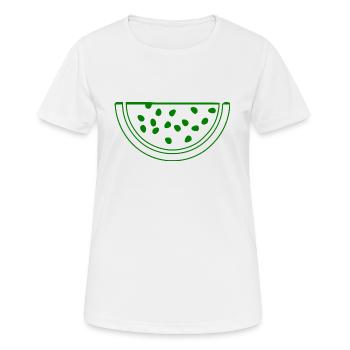 Watermelon - Women's Breathable T-Shirt - white - Front - AI Model Female 172 dark (172cm)