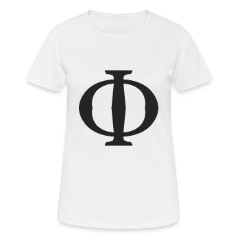 Phi - T-shirt respirant Femme - blanc - Devant - AI Model Female 172 dark (172cm)