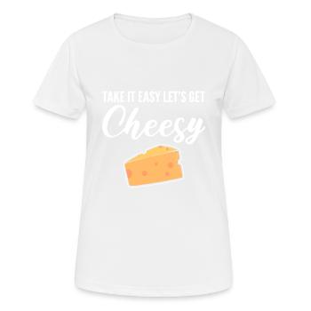 Lass uns kitschig bekommen In einer Beziehung Gesc - Frauen T-Shirt atmungsaktiv - Weiß - Vorne - AI Model Female 172 dark (172cm)