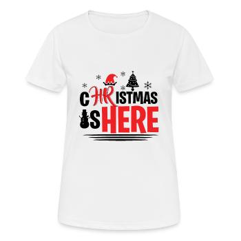 Human Resources Weihnachtsfeier Abteilungsfeier - Frauen T-Shirt atmungsaktiv - Weiß - Vorne - AI Model Female 172 dark (172cm)