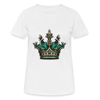 Krone Royal Crown - Women's Breathable T-Shirt - white - Front - AI Model Female 172 dark (172cm)