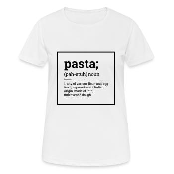 pasta - Women's Breathable T-Shirt - white - Front - AI Model Female 172 dark (172cm)