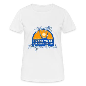 I Need To Be Seahabilitated Hulopoe Beach Summer - Women's Breathable T-Shirt - white - Front - AI Model Female 172 dark (172cm)