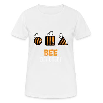 Bee Differents Différents et uniques - T-shirt respirant Femme - blanc - Devant - AI Model Female 172 dark (172cm)