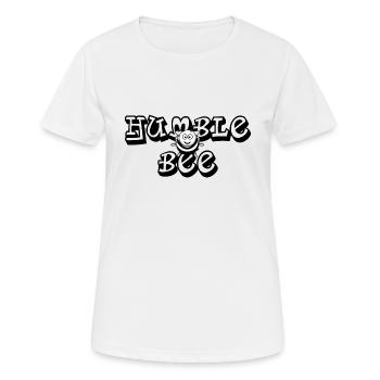 Bourdon - Humble bourdon - T-shirt respirant Femme - blanc - Devant - AI Model Female 172 dark (172cm)