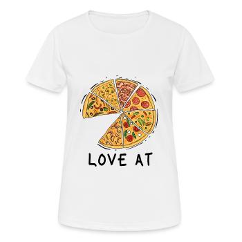 L’amour de faire correspondre papa et bébé - T-shirt respirant Femme - blanc - Devant - AI Model Female 172 dark (172cm)