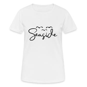 Seaside Beach Seagulls Sea - Women's Breathable T-Shirt - white - Front - AI Model Female 172 dark (172cm)