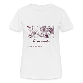 Série spéciale Leonardo - T-shirt respirant Femme - blanc - Devant - AI Model Female 172 dark (172cm)